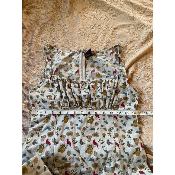 Vintage 90s bird print mini baby‎ doll dress size xs - Picture 6 of 9